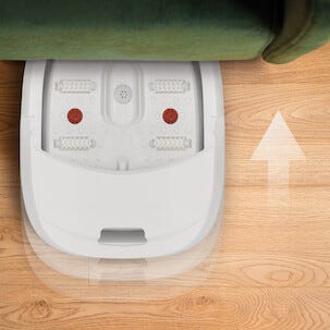 Sammenleggbart fotbad med massasje, 5 liter