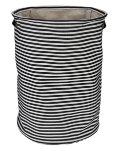 Skittentøyskurv svart/hvit