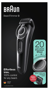 Braun skjeggtrimmer 3, BT3322