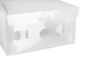 Skolåda plast, stapelbar 3-pack