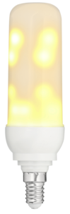 Flammande lampa LED E14