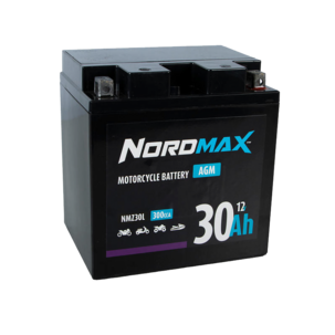 Nordmax NMZ motorcykelbatteri AGM 12 V, 30 Ah