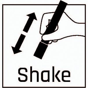 Naga märkpenna glas, speglar, 4,5 mm, 2-pack