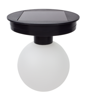 Solcelle 160 mm med lyspære 125 mm