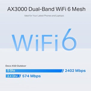 TP-Link Deco X50 mesh-router utomhus, med PoE