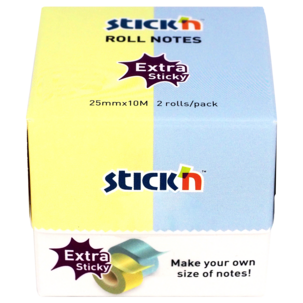 Stick'n Roll Notes etikettrull