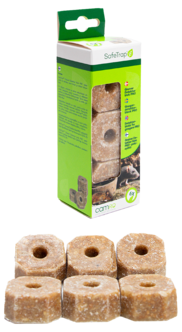 SafeTrap gnagardetektorblock Pro, lockbete för möss