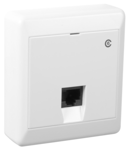 Elko RS utenpåliggende nettverksuttak Cat 6