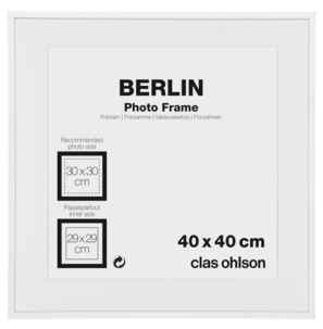 Valokuvakehys Berlin, valkoinen