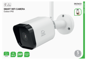 Deltaco Smart Home SH-IPC07 kamera utomhus, WiFi, IP65