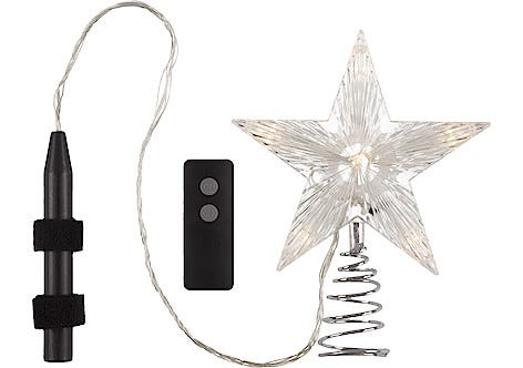 Northlight juletrestjerne med fjernkontroll 