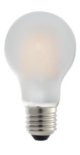 Dimbar LED-pære, E27 5,9 W, varmhvit