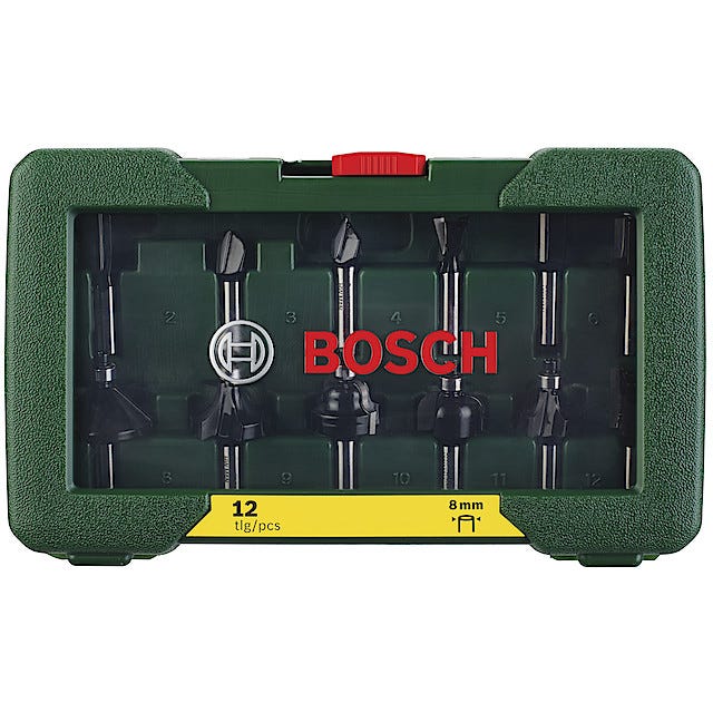 Bosch 12 Piece Router Cutter Set Clas Ohlson