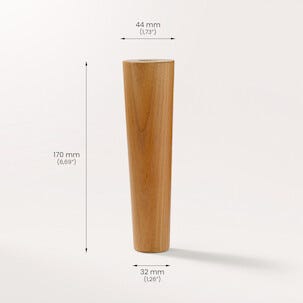 Prettypegs møbelben Carl 170 mm 1-pakning