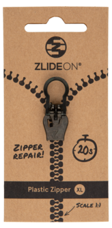 ZlideOn til glidelåser av plast XL, 1-pakning