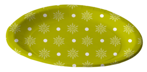 Kuviollinen paperilautanen