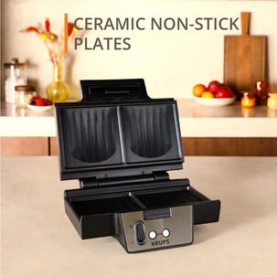Krups Iconic smörgåsgrill keramisk, FDK464