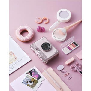 Instax Mini Evo Kamera tulostin, salama, rose