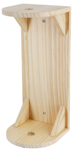 Käpphästhållare i trä, vägghängd