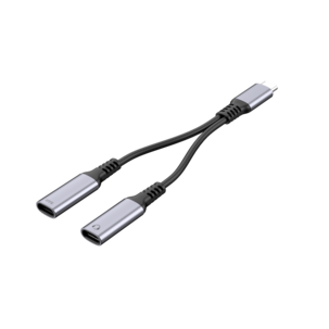 USB-C til USB-C lyd- og ladeadapter 100 W
