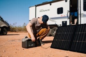 EcoFlow NextGen bifacial solpanel 220 W, portabel, vikbar