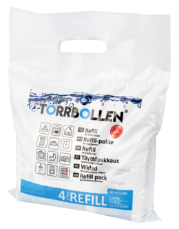 Refill till luftavfuktare Torrbollen, 4-pack