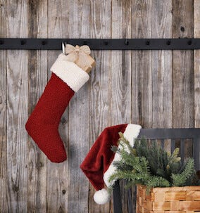 Joulusukka tekoturkista lapsille ja aikuisille, 45 cm