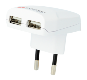 SKROSS USB-lader med doble uttak
