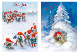 Julekort 16-pakning