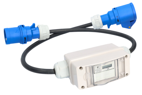 Digital elmätare på kabel CEE