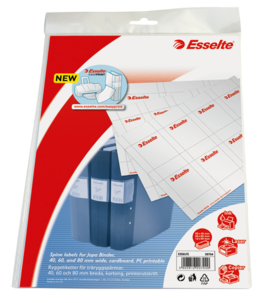 Pärmetikett Esselte Easyprint