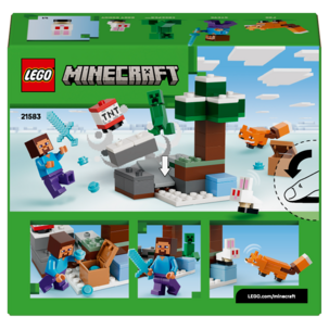 LEGO Minecraft Steves eventyr på taigaen 21583, fra 6 år