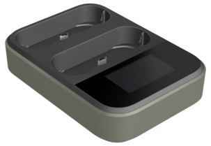 Akkulaturi ja 8 akkuparistoa, GP ReCyko