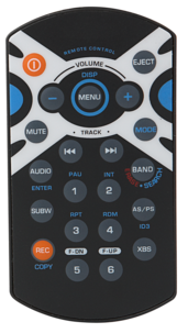 Bilstereo med CD/MP3-spiller