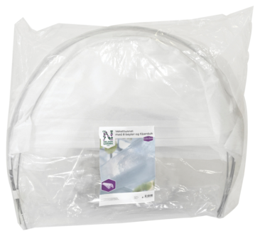 Nelson Garden tunneldrivhus fiberduk, 0,5 x 3 meter