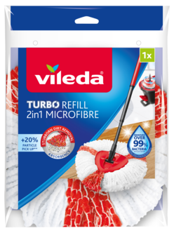 Vileda Turbo 2-in-1 Refill, trådmopp