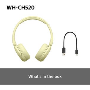 Sony WH-CH520 trådlösa on ear hörlurar