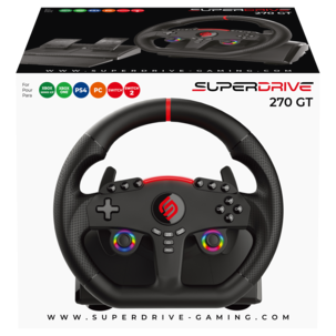 Superdrive 270 GT gamingratt med pedaler