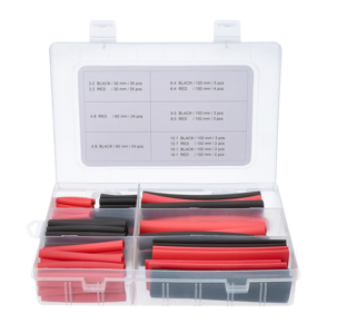 Nelco krympslangar med lim, 142 delar