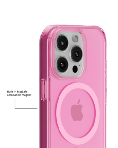 Holdit Transparent Case MagSafe iPhone 15 Pro mobildeksel