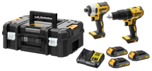 Skruvdragarpaket DCK2060S3T, Dewalt