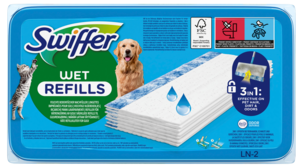 Swiffer Wet Pet fuktiga rengöringsdukar refill, 40-pack