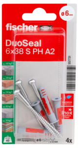 Fischer tätningsplugg DuoSeal våtrum, plugg för kakel