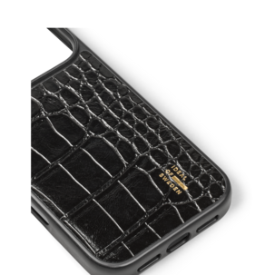 Ideal of Sweden Black Croco iPhone 17 Pro Max / iPhone 18 Pro Max, svart