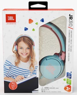 JBL JR310 Lasten kuulokkeet, rajoitettu äänenvoimakkuus
