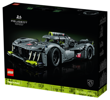 LEGO Technic Peugeot 9X8 24H Le Mans Hybrid Hypercar 42156, fra 18 år