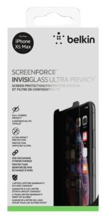 Belkin ScreenForce InvisiGlass Ultra Privacy, skjermbeskytter for iPhone XS Max