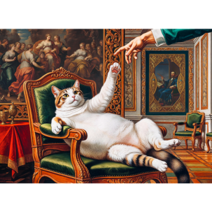 Pussel Trefl Pets as Art, His Fluffy Highness, 500 bitar