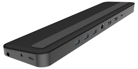 USB-C-dokkingstasjon med 12 porter, inkl. 2 HDMI