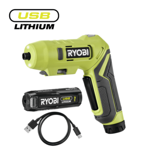 Ryobi RSDP4-120G liten skruvdragare 4 V USB, 1 batteri